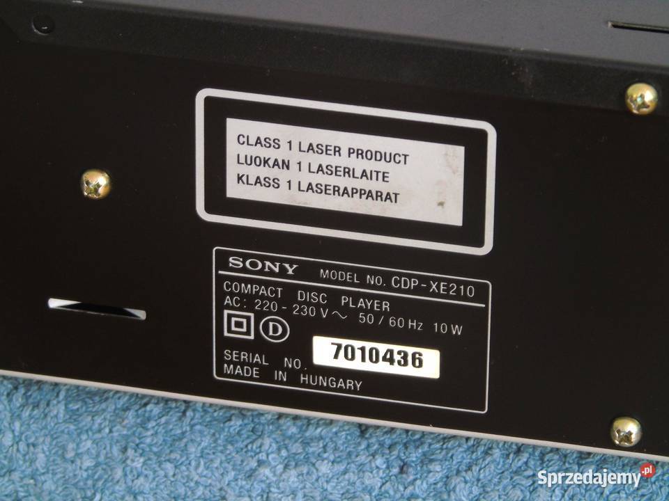 Świetne CD Sony CDPXE210 sprawny i ładny WYSYŁKA Jasło