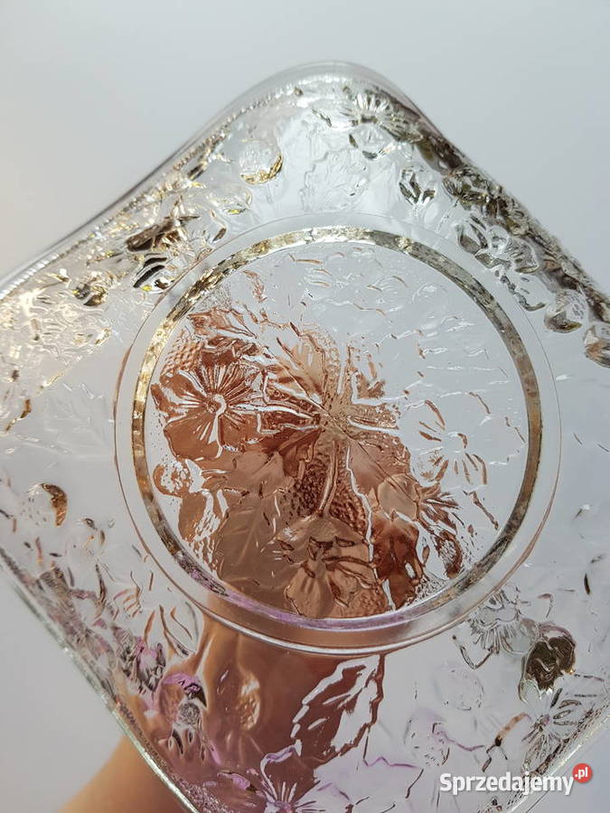 Koszyczek Strawberry Poziomki Ząbkowice szkło sprzedam