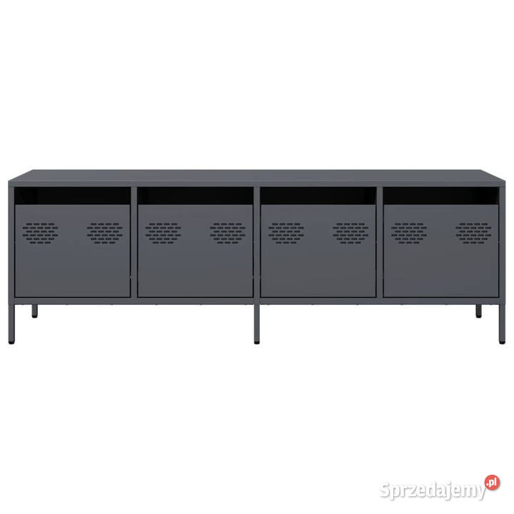 Szafka RTV antracyt 135x39x435 stal walcowana na