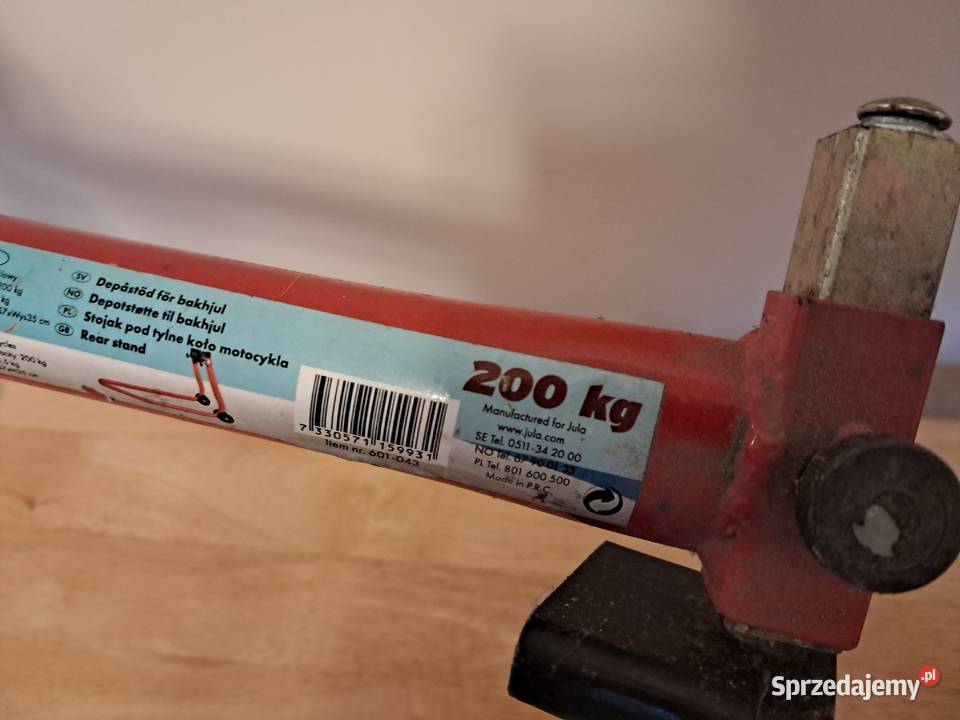 Stojak motocyklowy HAMRON 200 Pruszków sprzedam