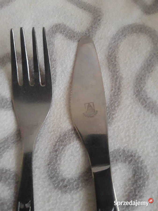 sztućce ABS Rostfrei 4 sztuki vintage Zastawa stołowa mazowieckie Warszawa