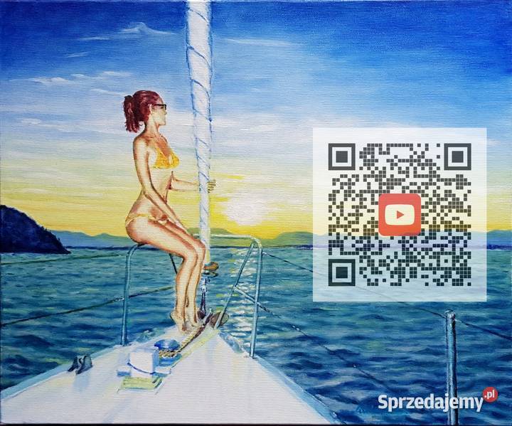 HOLIDAYS 38 x 46 2015 olej na płótnie DARMOWA Kraków sprzedam