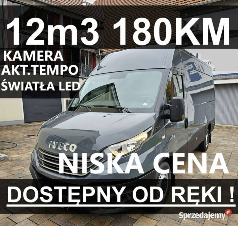 Iveco Daily 35S18A8H V 12m3 L3H2 176 Kamera światła przeciwmgłowe Szczecinek sprzedam