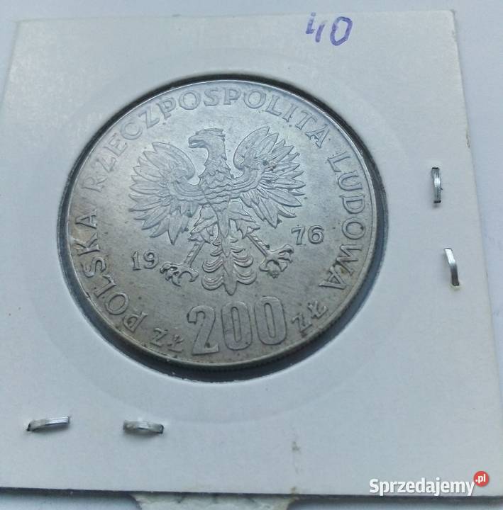 POLSKA200 1976 r SREBRO 750 OLIMPIJKA Legionowo