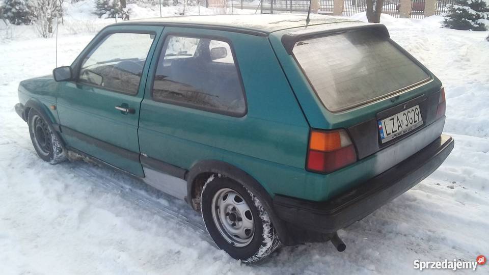 Sprzedam vw golf 2 16td zielony Zamość sprzedam