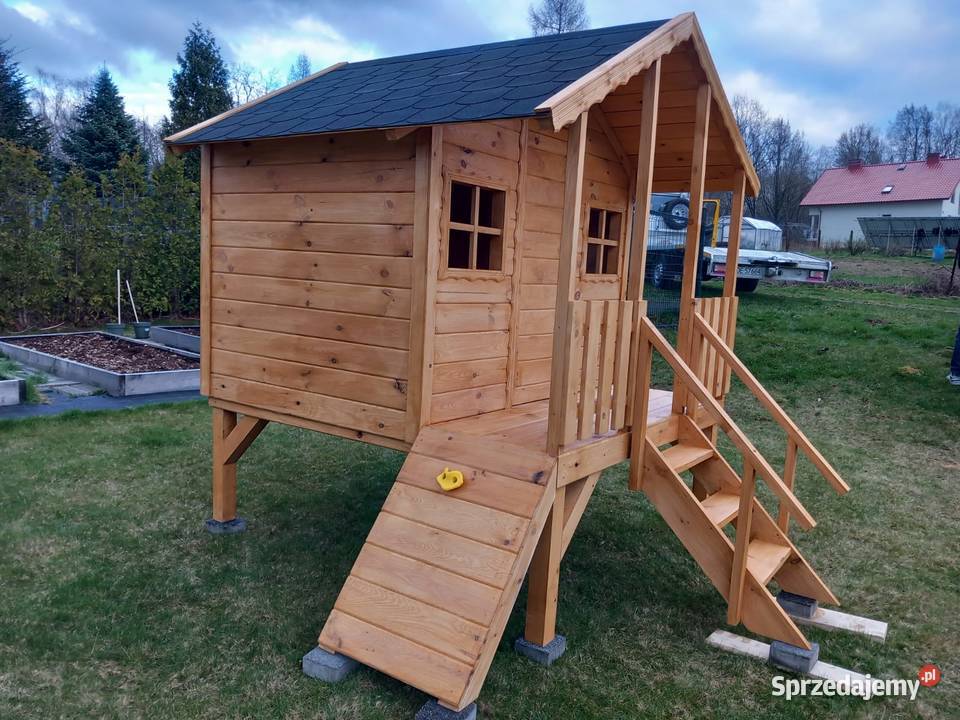 Domki drewniane place zabaw dzieci