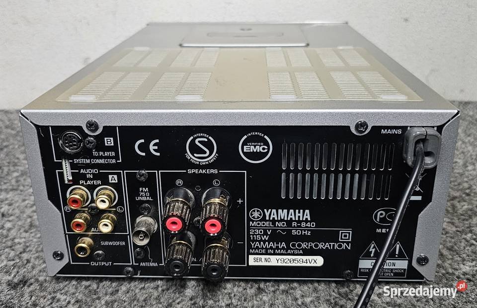 Yamaha PianoCraft R840 MCR840 SILVER Kraków