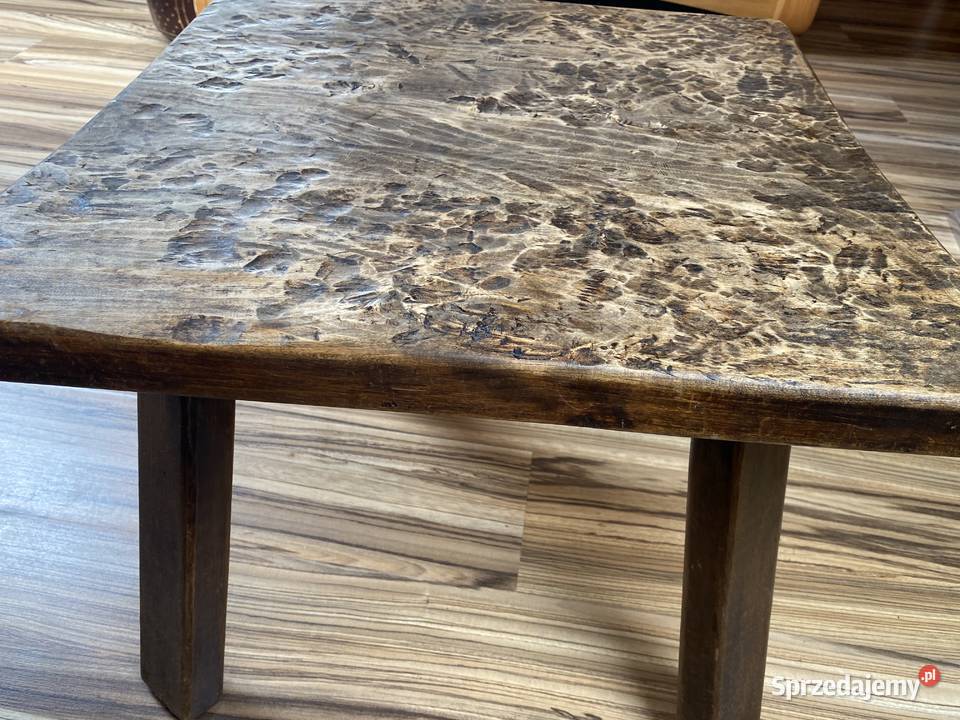 Handmade drewniany ręcznie wykonany Stolik Meble dolnośląskie