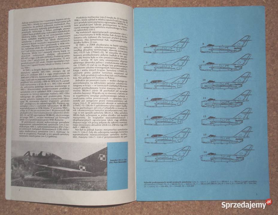 W Samolot myśliwskoszturmowy Lim6bis Butowski Warszawa