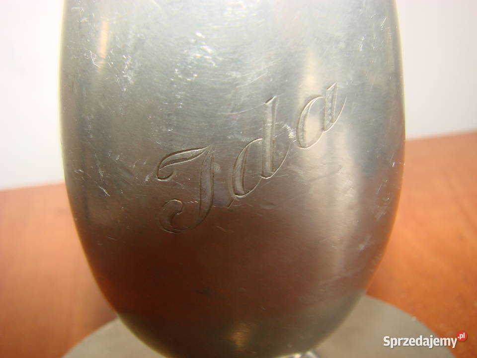 GAB Tenn stary cynowy flakon grawerka 1935r Pruszcz Gdański