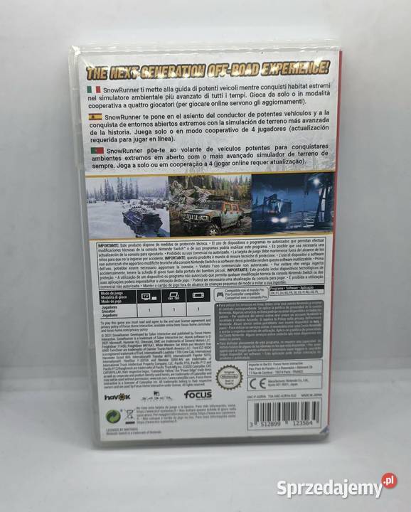 Gra SnowRunner Nintendo Switch Elbląg