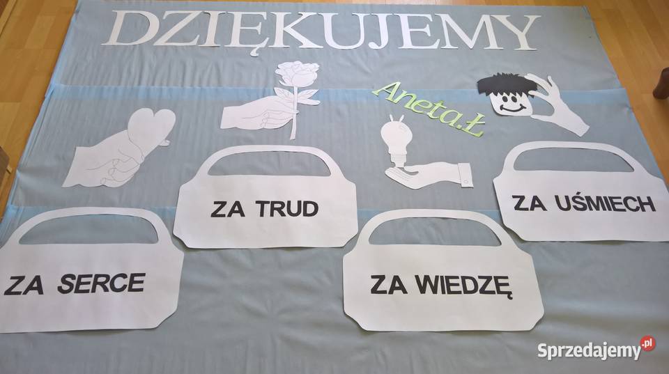 Dekoracje na Dzień Nauczyciela z brystolu 504 Garwolin sprzedam