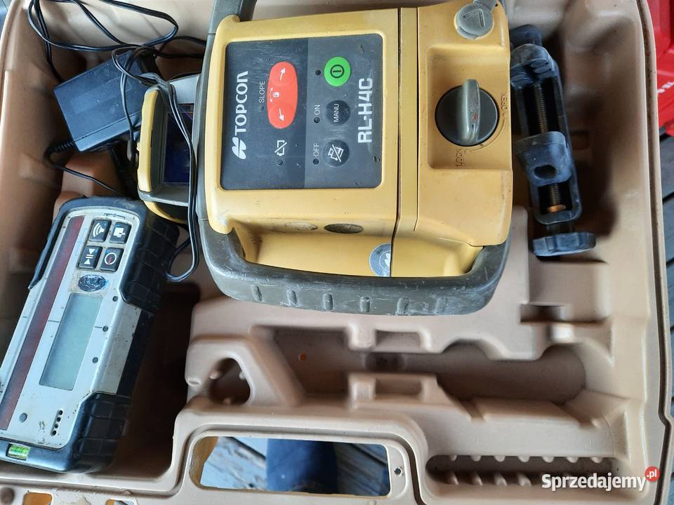 TOPCON NIWELATOR LASEROWY RLH4C detektor zestaw śląskie