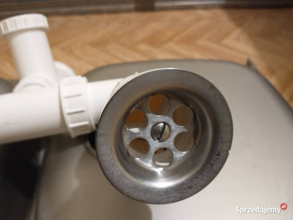 Zlewozmywak dwukomorowy stalowy 8060 z syfonem Bydgoszcz