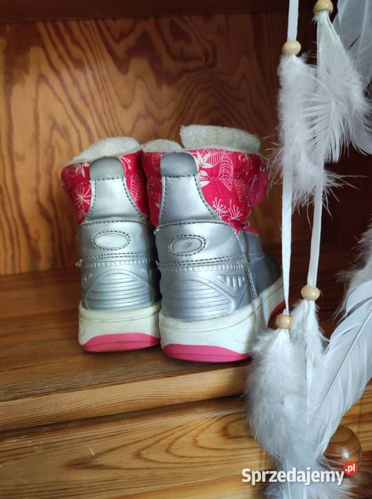 buty zimowe kozaki ocieplane śniegowca kalosze dziewczynka sprzedam