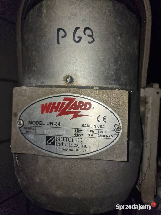 Nóż krążkowy bettcher whizard Produkcja Tarnowskie Góry