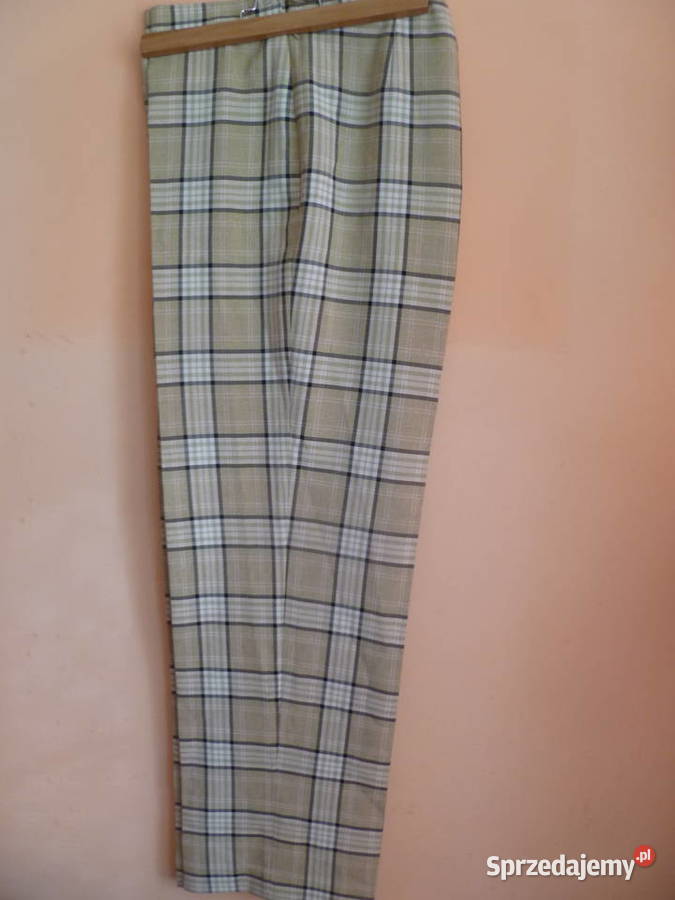 Spodnie w kratę Odzież damska Kraków