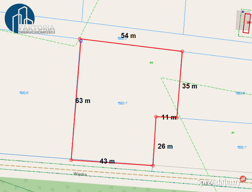 sprzedaży działki 3048m2 Karakule sprzedam