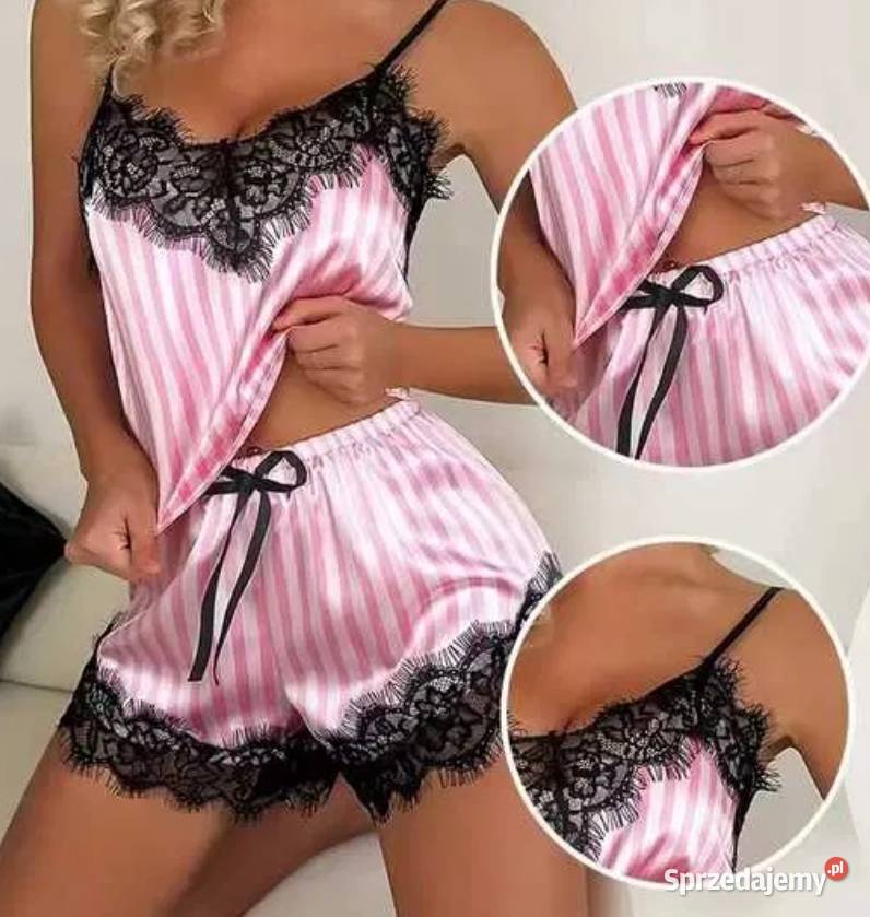 Dwuczęściowa seksowna piżamka styl Victoria Gdańsk