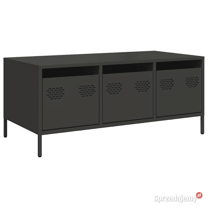 Stolik kawowy czarny 1015x50x435 stal WM851268 Warszawa