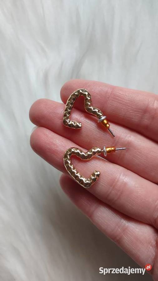 Kolczyki serduszka Olkusz