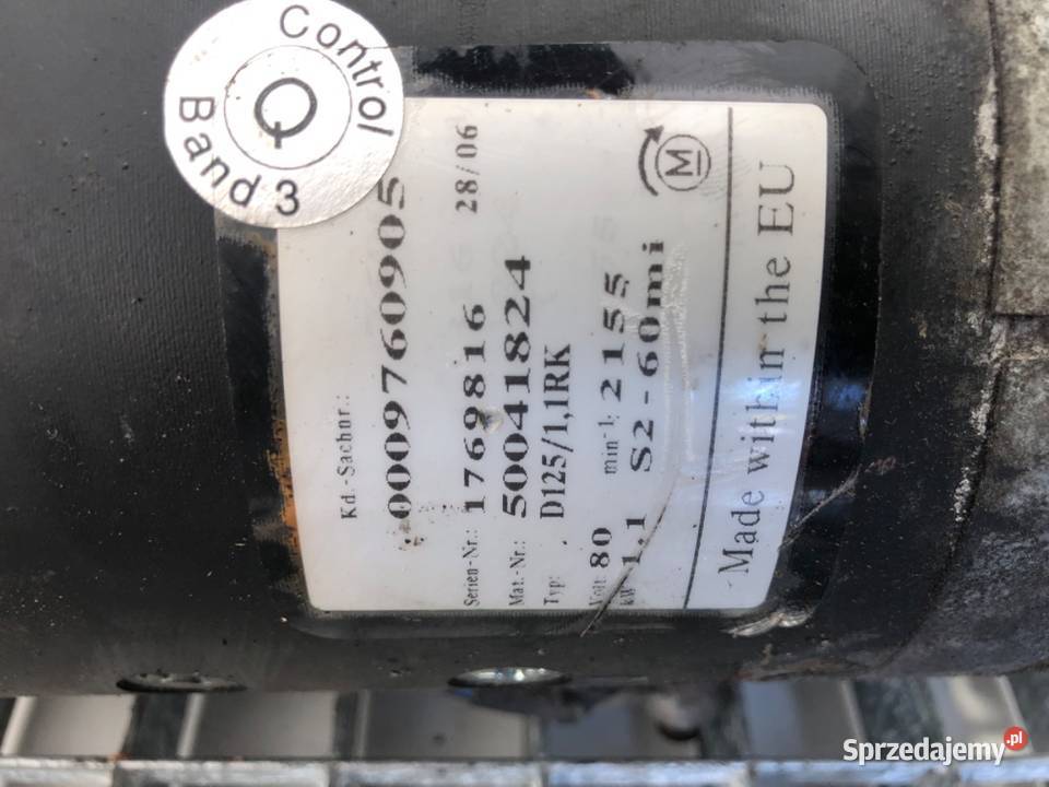 SILNIK ELEKTRYCZNY POMPA LINDE 00 0 0009760905 Silniki kompletne