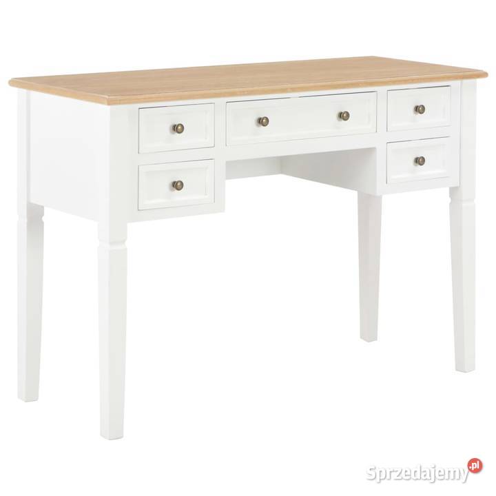vidaXL Biurko białe 1095x45x775 SKU280069 Warszawa sprzedam