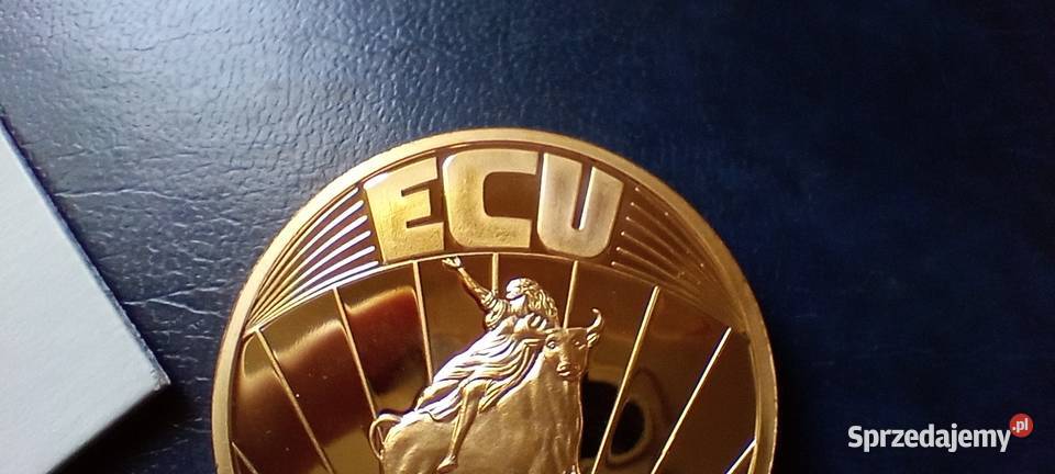 Stare monety Medal ECU 199 Lesko