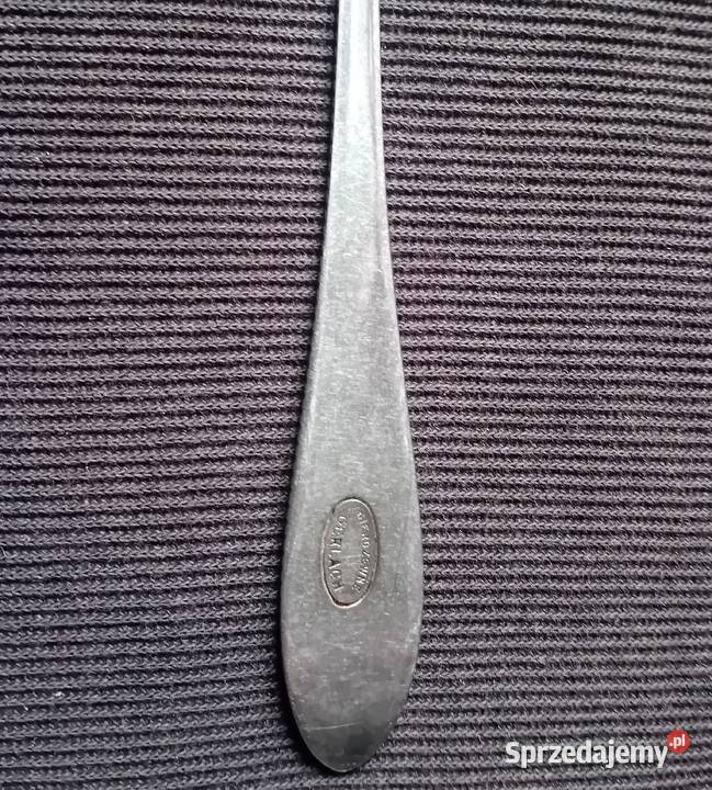 Widelec ze stali nierdzewnej Gerlach punca z lat Antyki Koźminek sprzedam