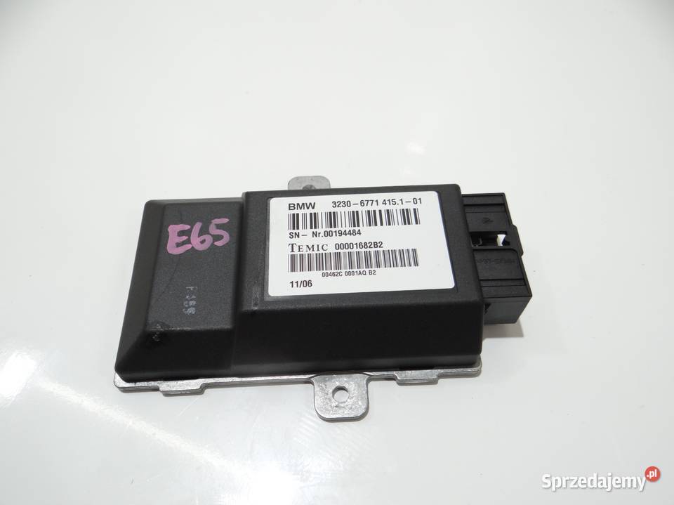 MODUŁ STEROWNIK KOLUMNY KIEROWNICZEJ BMW E65 Strzyżewice sprzedam