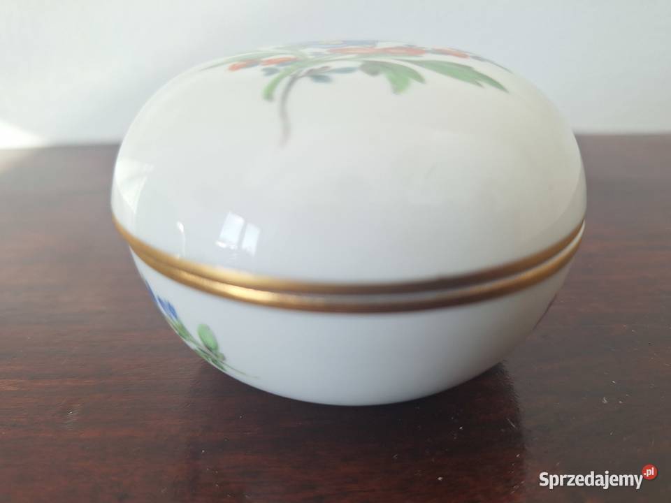 Puzderko szkatułka pojemnik na biżuterię Miśnia