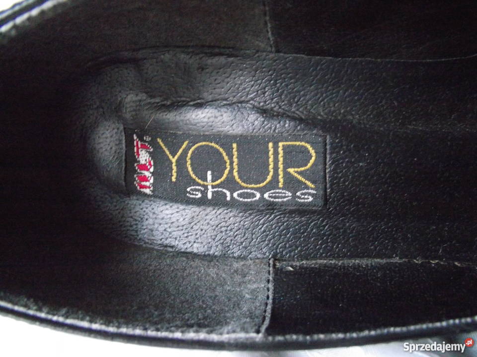 WŁOSKIE SZPILKI NA PLATFORMIE SKÓRA NATURALNA 37 Obuwie Piła