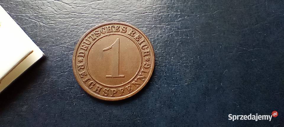 Stare monety 1 fenig 1935 A Niemcy Lesko sprzedam