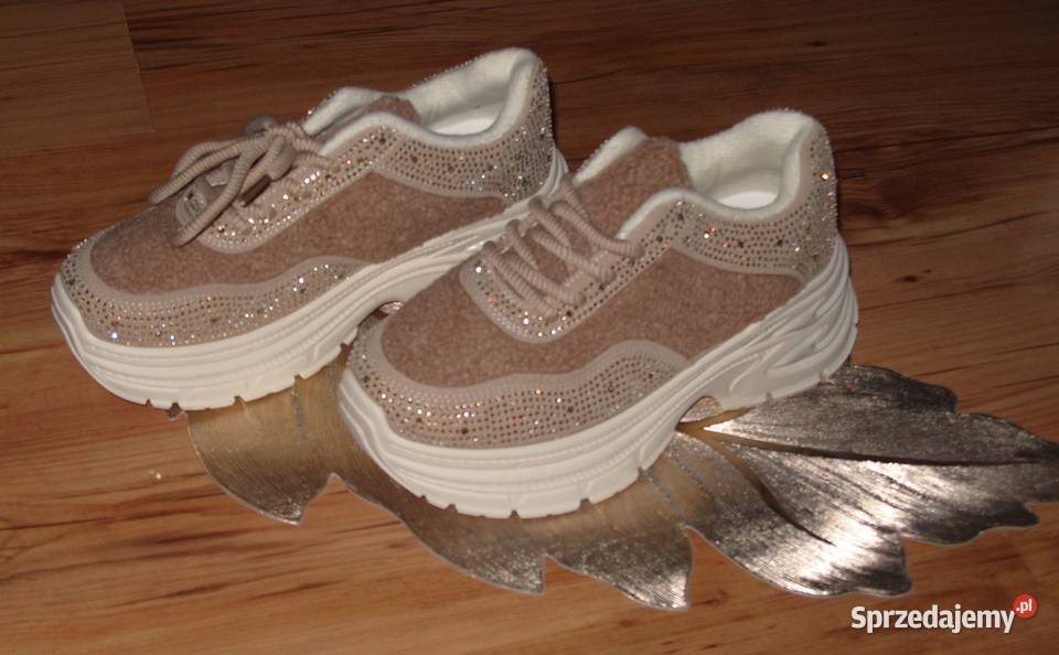 SEASTAR Sneakersy baranek cyrkonie r 3824 Obuwie Rawicz