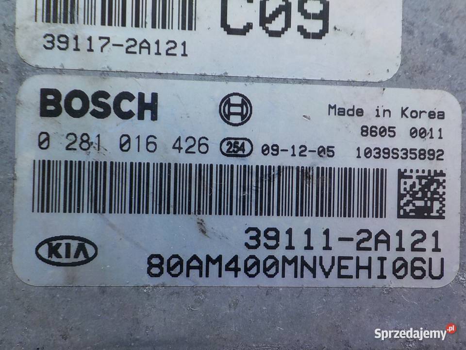 KIA SOUL 16 CRDI 09r 5D sterownik komputer