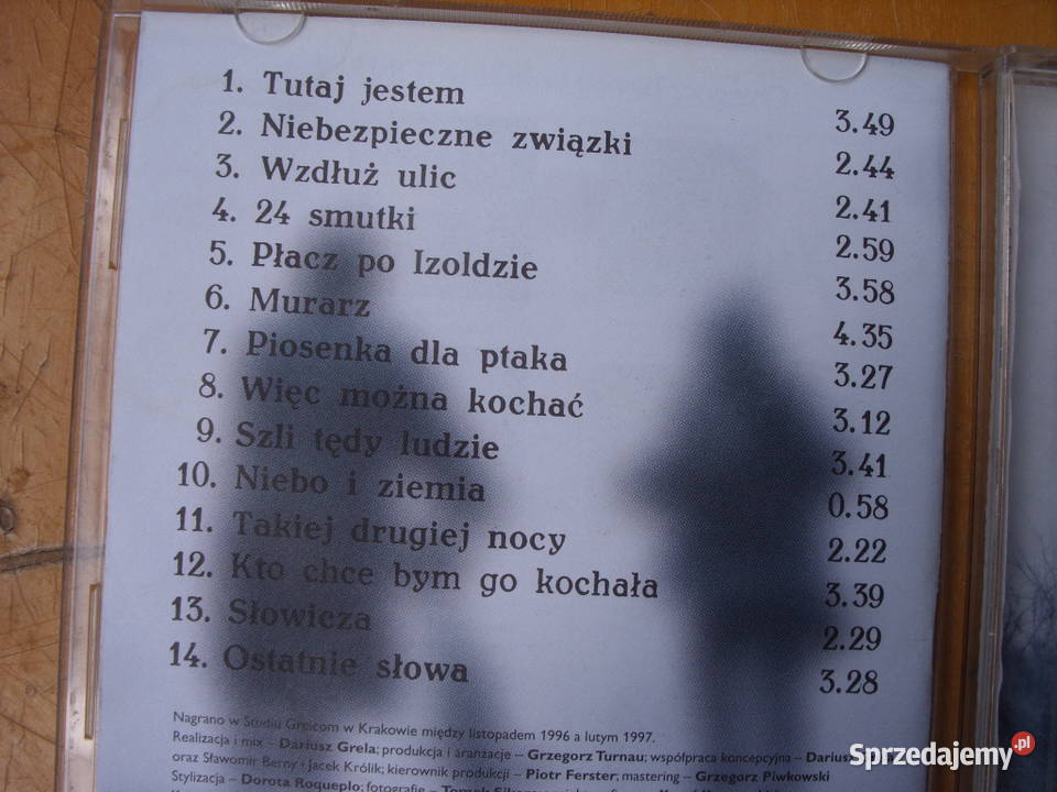 BALLADA CD GRZEGORZ TURNAUTUTAJ JESTEM Wołów