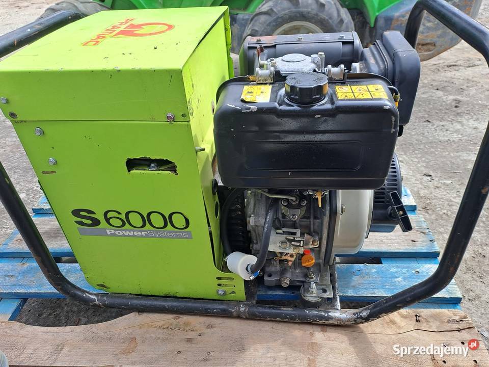 Agregat prądotwórczy Pramac S6000 diesel Namysłów