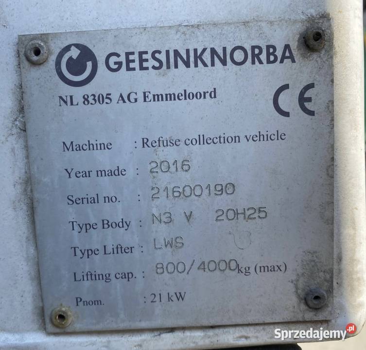 SCANIA P320 śmieciarka 23 m3 euro6 114 Norba świętokrzyskie Nowiny