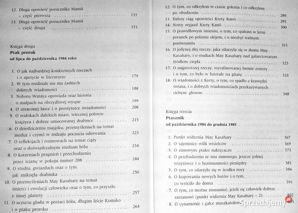 Kronika ptaka nakręcacza Haruki Murakami miękka Chełm