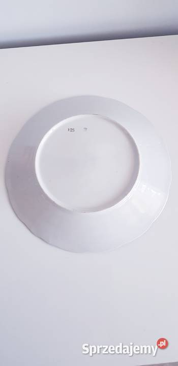Stary porcelanowy talerz półmisek śląskie Dąbrowa Górnicza