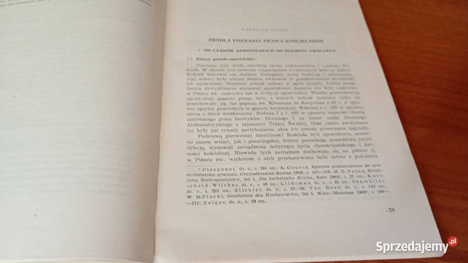 Historia źródeł i nauki prawa kanonicznego Rok wydania 1977 Gdańsk