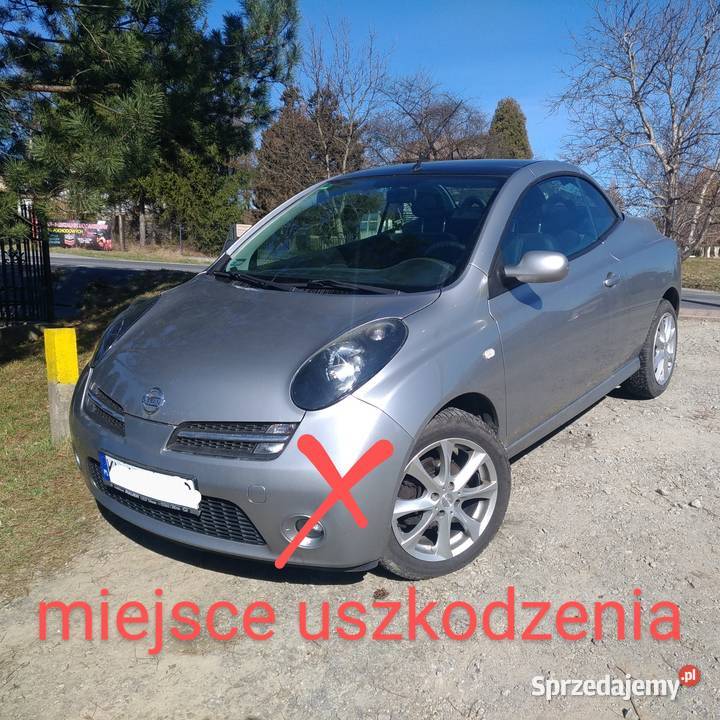NISSAN MICRA 3 K12 CC CABRIO 0510 ZDERZAK PRZÓD Kraków