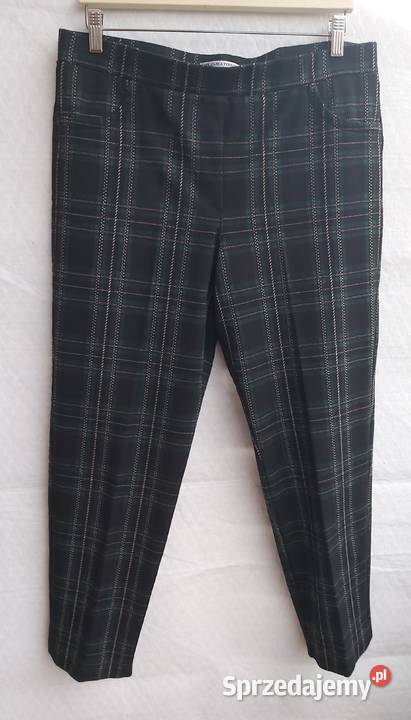 Spodnie w kratkę Carla Ferroni XL Lublin