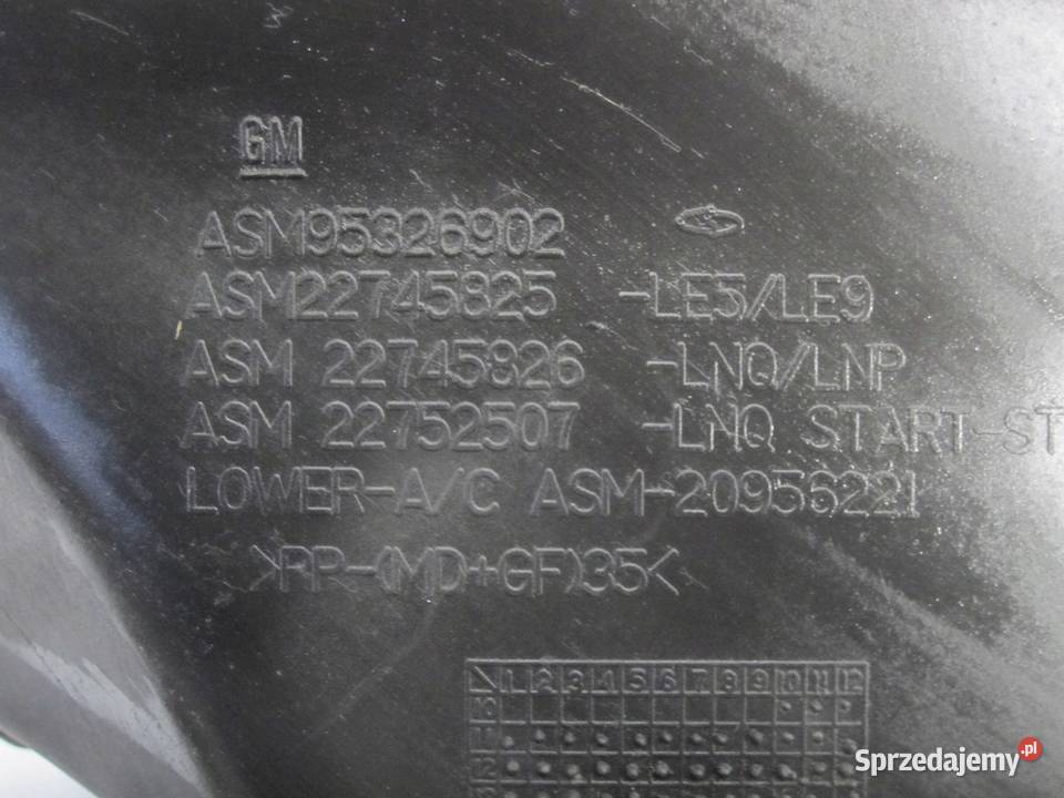 OPEL ANTARA 16r obudowa filtra powietrza osobowe sprzedam