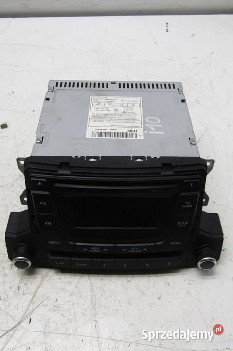 RADIO RADIOODTWARZACZ CD MP3 HYUNDAI i10 II Sprzęt audio fabryczny lubelskie