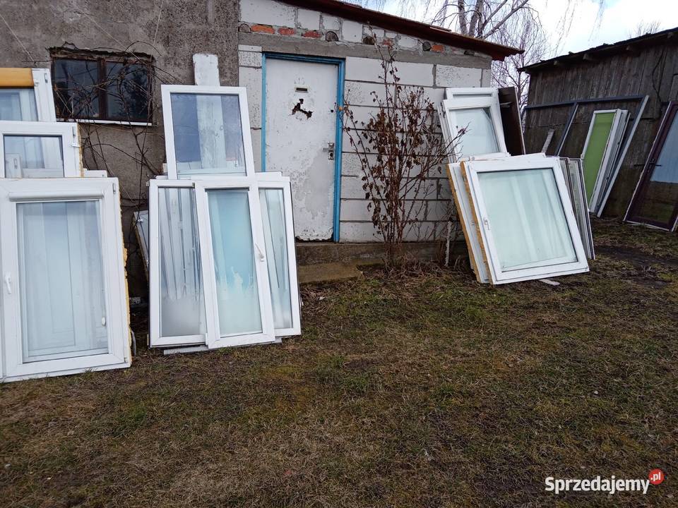 sprzedam okna uzywane Pasłęk sprzedam