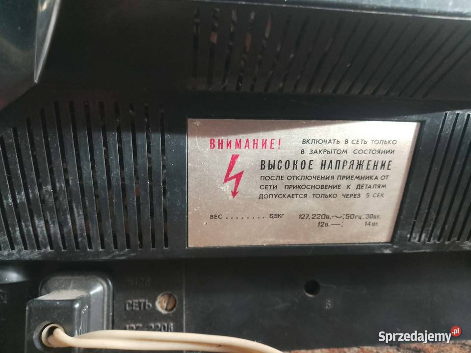 Telewizor retro kolekcjonerski R603 radziecki dolnośląskie