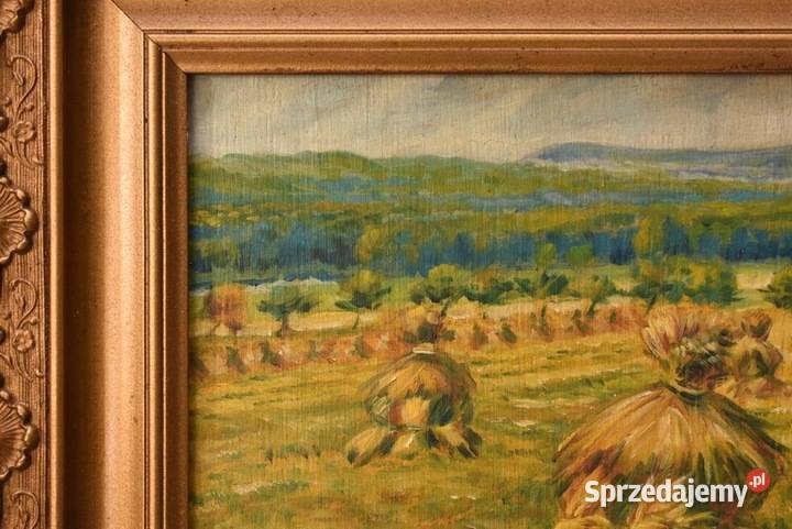 Jan Stanisławski Pejzaż Polskiej Wsi Sianokosy