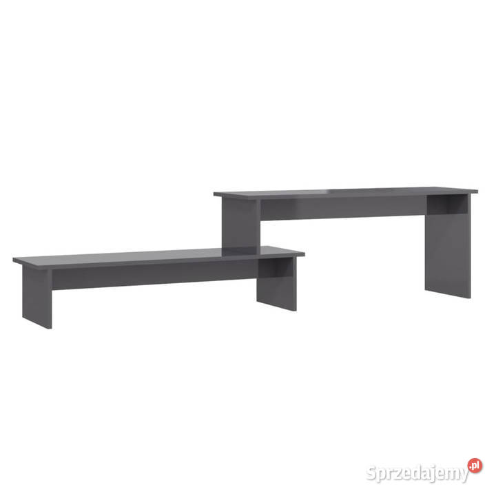 Szafka pod TV szara wysoki połysk 180x30x43 Warszawa