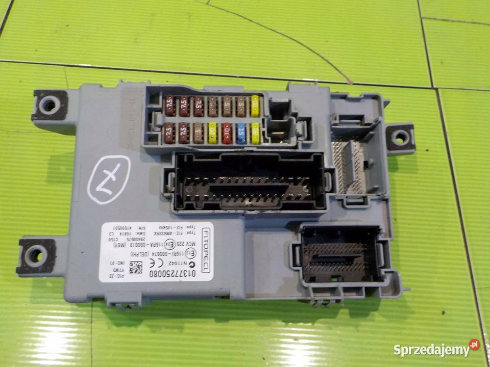 PEUGEOT BIPPER 13 HDI 14r modul BSI 01377250080 Skrzynki bezpieczników Suków